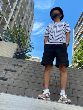 「KITH（キス）のアイテム（スニーカー）」を使った、blkgc1400さん（メンズ・172cm）の夏コーディネート