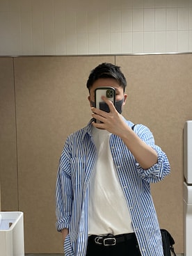 「AZUL by moussy（アズールバイマウジー）のアイテム」を使った、チャイさん（メンズ・173cm）の春コーディネート