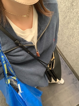 「PLUIE（プリュイ）のアイテム（ネックレス）」を使った、kaoryさん（レディース・157cm）の秋コーディネート