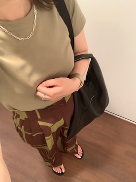 kaoryさん（レディース・157cm）の夏コーディネート