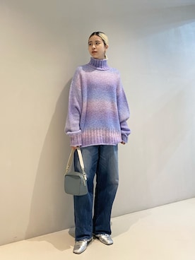 「B:MING by BEAMS（ビーミングバイビームス）のアイテム」を使った、HALHIさん（レディース・161cm）の秋コーディネート