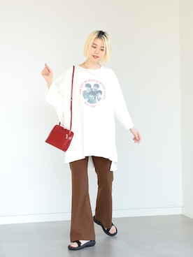 HALHIさん（レディース・161cm）の夏コーディネート