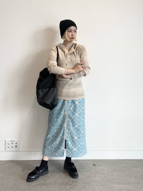 maturely♥かすりパーカーKasuri Parka