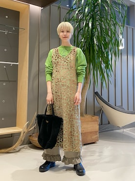 HALHIさん（レディース・161cm）の夏コーディネート