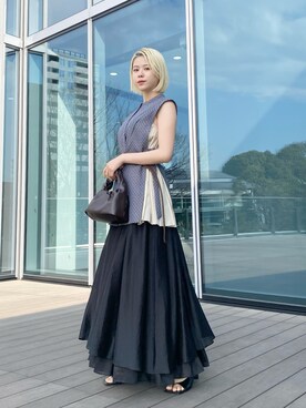 「RBS」｜「アイテム（ワンピース/ドレス）」を使った、HALHIさん（レディース・161cm）の春コーディネート