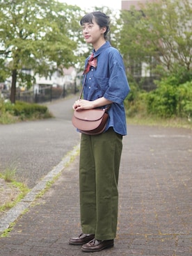 「MidiUmi（ミディウミ）のアイテム」を使った、ハヤシ　アンナさん（レディース・171cm）の夏コーディネート