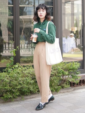 ハヤシ　アンナさん（レディース・171cm）の春コーディネート