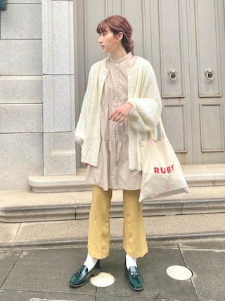 Gu ジーユー の Gu フィット フレアワンピース 長袖 ワンピース ドレス Wear