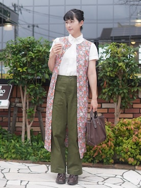 ハヤシ アンナさん(レディース・171cm)の夏コーディネート