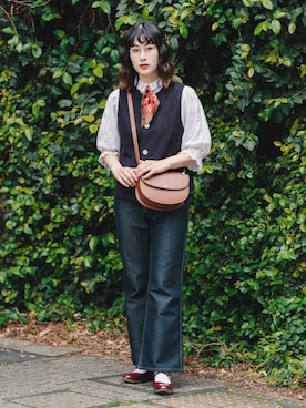 「A.P.C.（アーペーセー）のアイテム」を使った、ハヤシ　アンナさん（レディース・171cm）の夏コーディネート