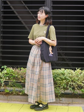 「STYLEMIXER（スタイルミキサー）のアイテム」を使った、ハヤシ　アンナさん（レディース・171cm）の夏コーディネート