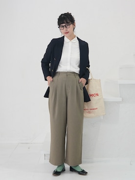「URBAN RESEARCH（アーバンリサーチ）のアイテム」を使った、ハヤシ　アンナさん（レディース・171cm）の秋コーディネート