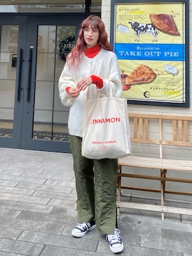 ハヤシ　アンナさん（レディース・171cm）の冬コーディネート