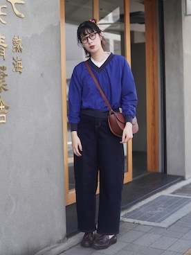 ハヤシ　アンナさん（レディース・171cm）の秋コーディネート