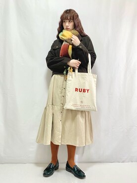 ローファーを使った ロングワンピース の人気ファッションコーディネート 身長 171cm 180cm Wear