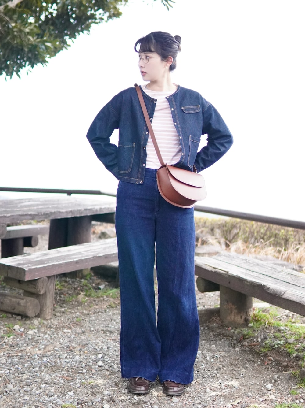 A.P.C.のアイテムを使った「デニムセットアップ」の人気ファッション