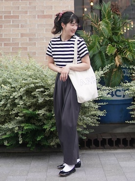ハヤシ アンナさん(レディース・171cm)の夏コーディネート