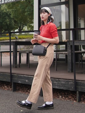 「A.P.C.（アーペーセー）のアイテム」を使った、ハヤシ　アンナさん（レディース・171cm）の夏コーディネート