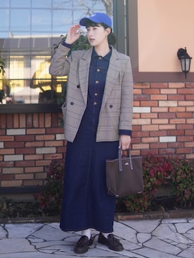 ハヤシ アンナさん(レディース・171cm)の春コーディネート