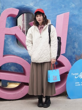 ハヤシ　アンナさん（レディース・171cm）の冬コーディネート