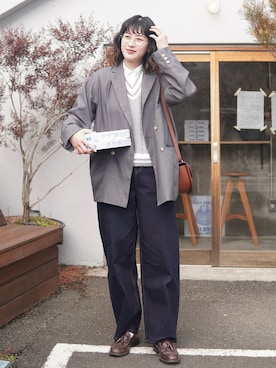 「SHEPP（シープ）のアイテム」を使った、ハヤシ　アンナさん（レディース・171cm）の春コーディネート