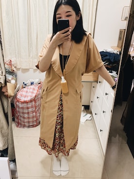 「ADER error（アーダーエラー）のアイテム（レッグウェア）」を使った、JeJe Yuさん（レディース・165cm）の夏コーディネート