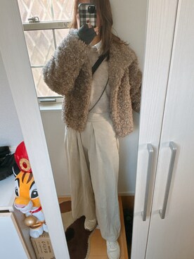 Sherlyさん（レディース・161cm）の冬コーディネート