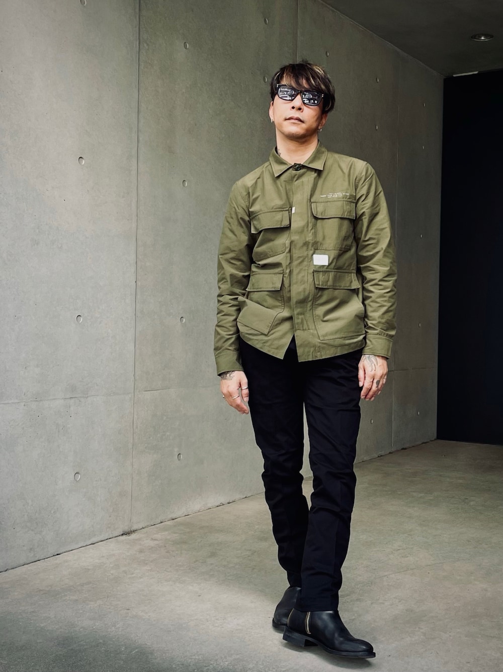CRIMIE（クライミー）の「RIP STOP MILITARY SHIRT JACKET