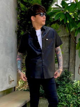 「CRIMIE（クライミー）のアイテム」を使った、KOJI(GARDEN CREW)さん（メンズ・170cm）の夏コーディネート