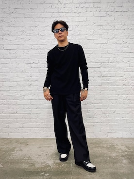 「シンプル・ベーシック」｜KOJI(THE CRIMIE)さん（メンズ・170cm）の秋コーディネート
