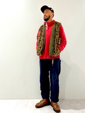 「goslowcaravan」｜goslowcaravan  そうちゃんさん（メンズ・179cm）の冬コーディネート