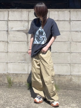 「メンズライクコーデ」｜「アイテム（その他）」を使った、mikaera.moonさん（レディース・154cm）の夏コーディネート