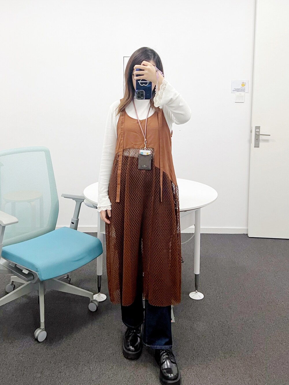 「GUのアイテム（トップス、ホワイト系）」を使った、SamanthaRocksさん（レディース・162cm）の春コーディネートの1枚目の写真
