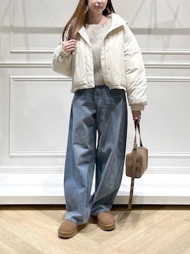 「apart by lowrys」｜「アイテム（スリッポン）」を使った、cocoさん（レディース・160cm）の秋コーディネート