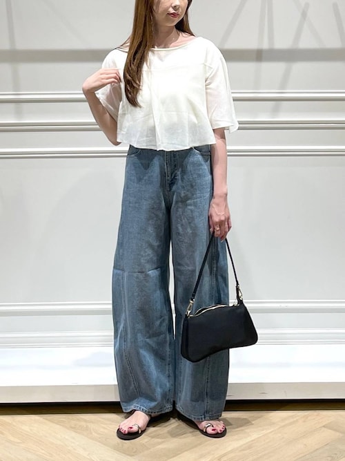 A part by Apbコクーンデニムパンツ M A part by｜Apbコクーンデニムパンツ | Rakuten Fashion(楽天