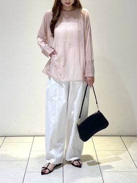 「e/rm」｜「アイテム（アクセサリー）」を使った、cocoさん（レディース・160cm）の夏コーディネート