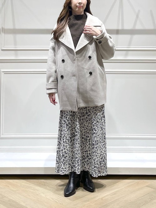 セール】スーパー100 2WAYコート（ピーコート）｜A part by（アパート