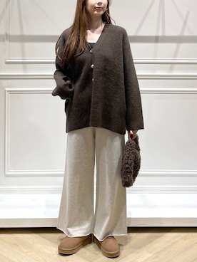 「apart by lowrys」｜「アイテム（スリッポン）」を使った、cocoさん（レディース・160cm）の秋コーディネート