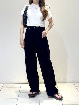 「muleboy（ミュールボーイ）のアイテム」を使った、cocoさん（レディース・160cm）の秋コーディネート
