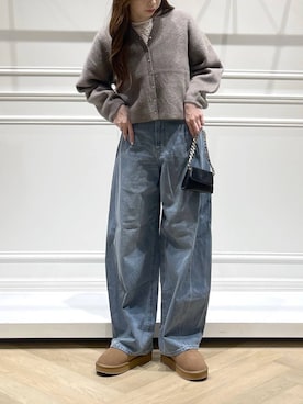 「apart by lowrys」｜「アイテム（スリッポン）」を使った、cocoさん（レディース・160cm）の秋コーディネート