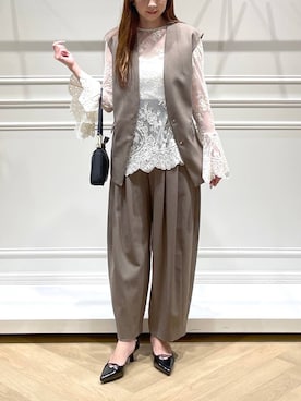 「アイテム（パンプス）」を使った、cocoさん（レディース・160cm）の夏コーディネート