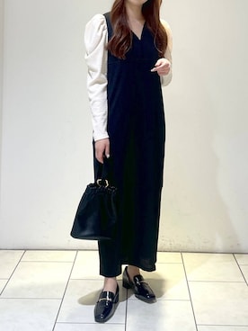 「e/rm」｜「アイテム（ワンピース/ドレス）」を使った、cocoさん（レディース・160cm）の春コーディネート