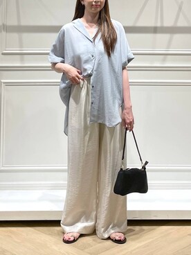 「リラックス」｜cocoさん（レディース・160cm）の夏コーディネート