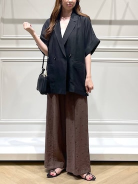 「A part by（アパートバイ）のアイテム」を使った、cocoさん（レディース・160cm）の夏コーディネート