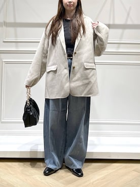 「A part by（アパートバイ）のアイテム（ベルト）」を使った、cocoさん（レディース・160cm）の秋コーディネート