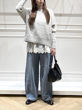 「A part by（アパートバイ）のアイテム」を使った、cocoさん（レディース・160cm）の秋コーディネート