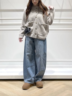 「apart by lowrys」｜「アイテム（スリッポン）」を使った、cocoさん（レディース・160cm）の秋コーディネート