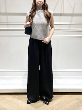 「A part by（アパートバイ）のアイテム（ベスト）」を使った、cocoさん（レディース・160cm）の秋コーディネート