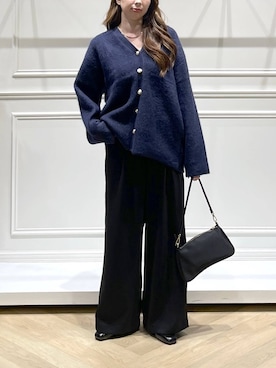 Apart by CNラクーンコン2WAYカーデ 洗える】CNラクーンコンV