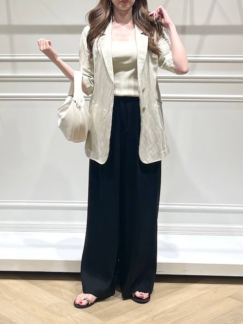 イージーストレートパンツ（スラックス）｜A part by（アパート